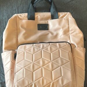 Steve Madden pink Quilted Backpack Modern Design